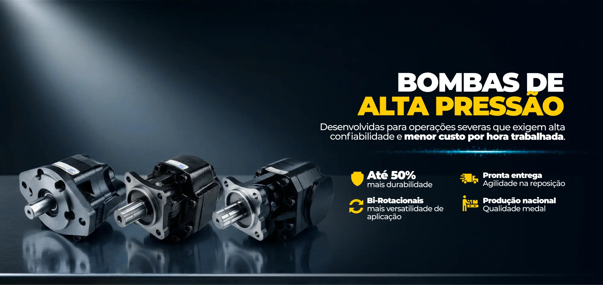 bombas hidráulicas de alta pressão