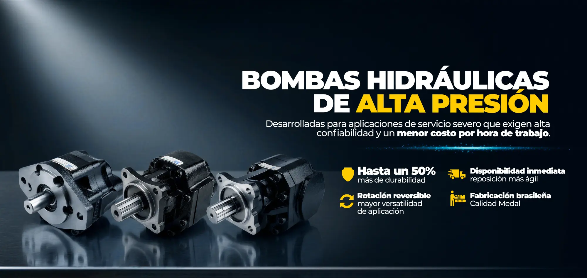 Bombas hidráulicas de alta presión