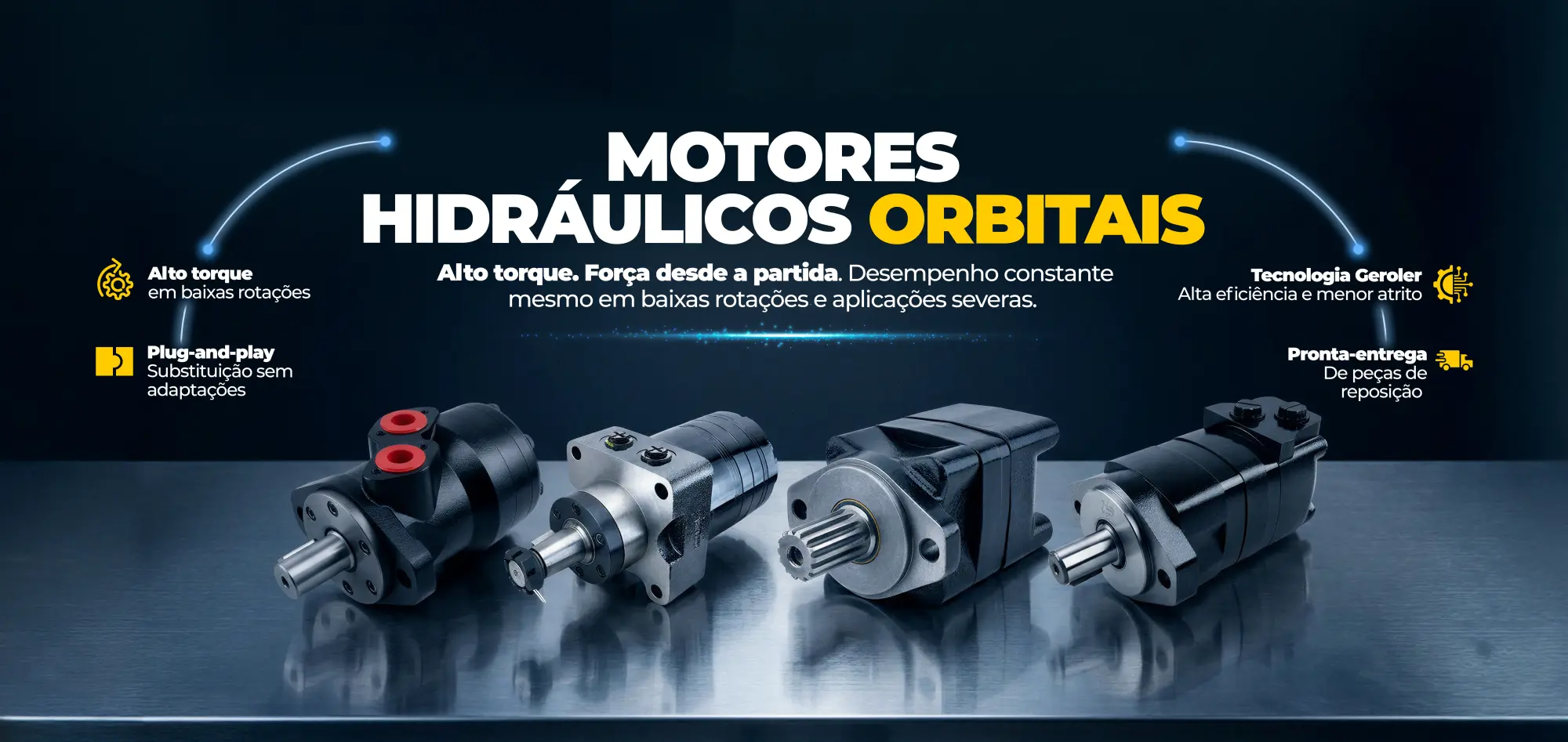 motores hidráulicos orbitais
