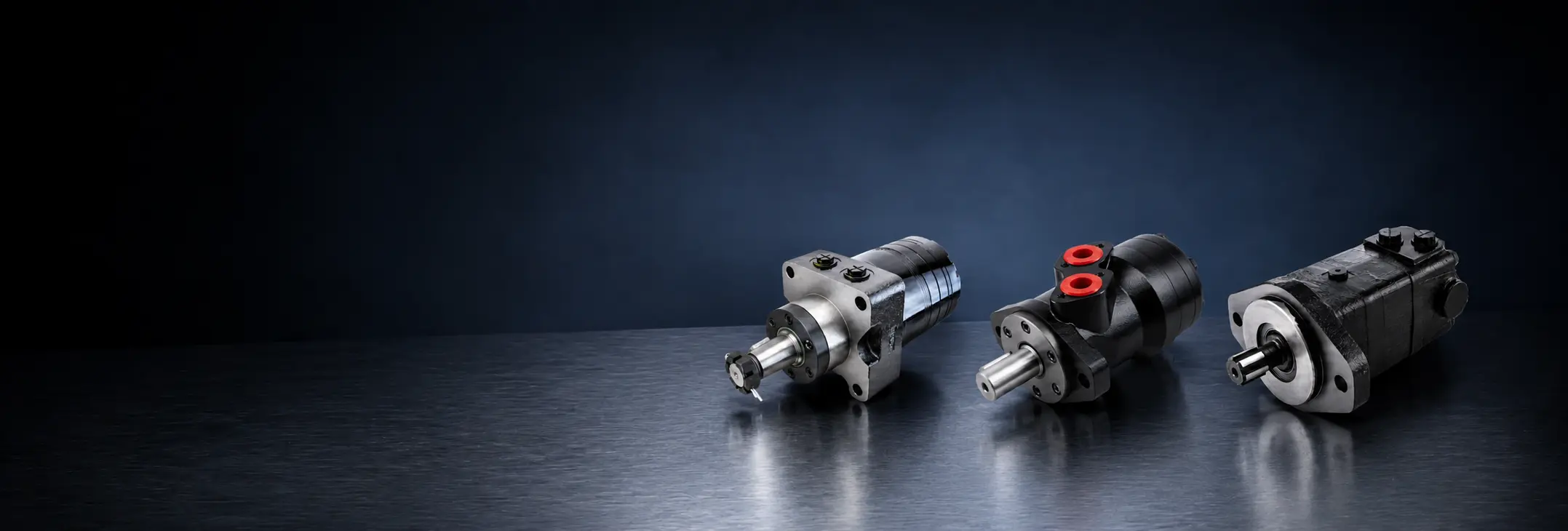 Motores orbitais de alto torque projetados para suportar cargas severas  sem perda de rendimento.